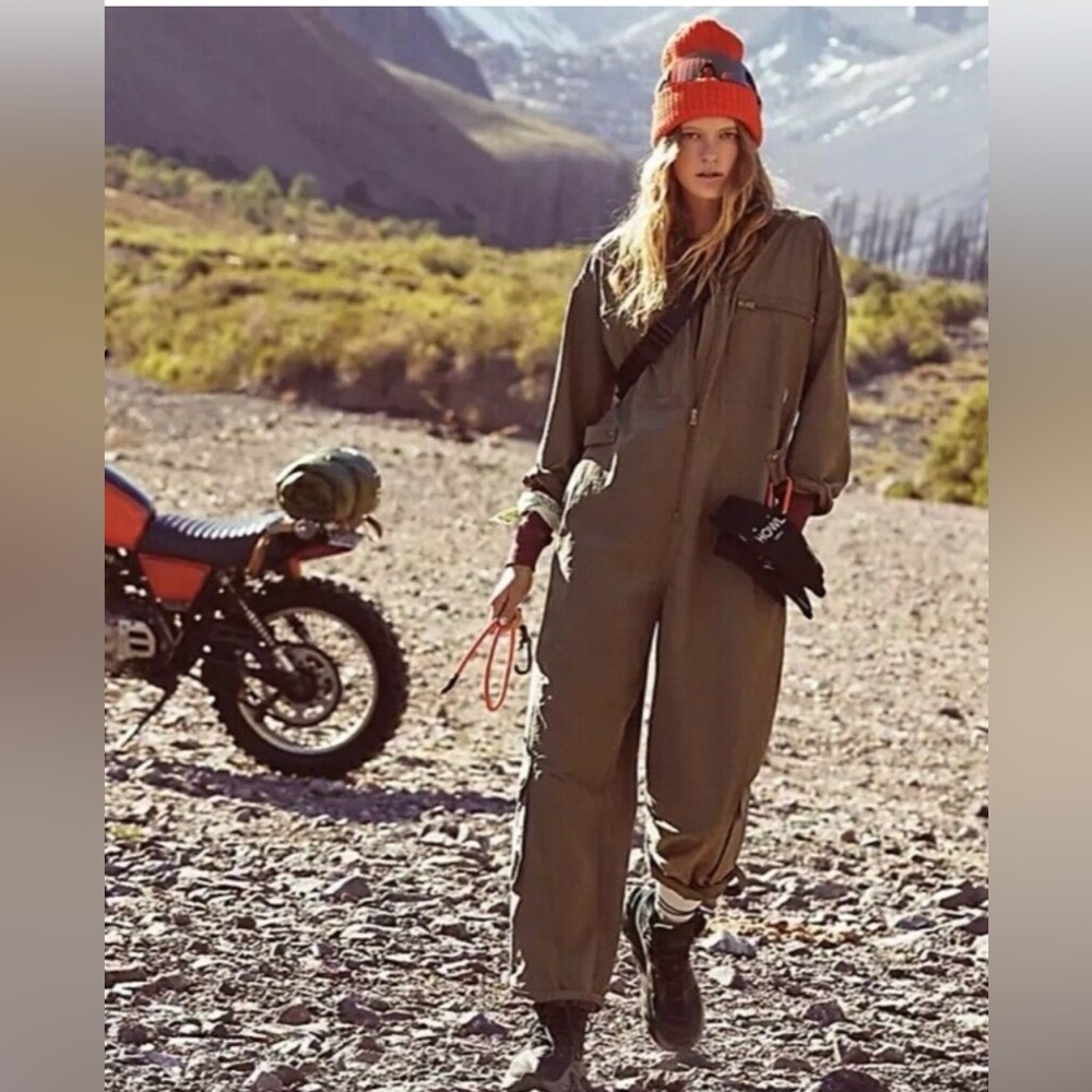 NWT- Free People FP Movement Mesmerize Me Coveralls Utility size M